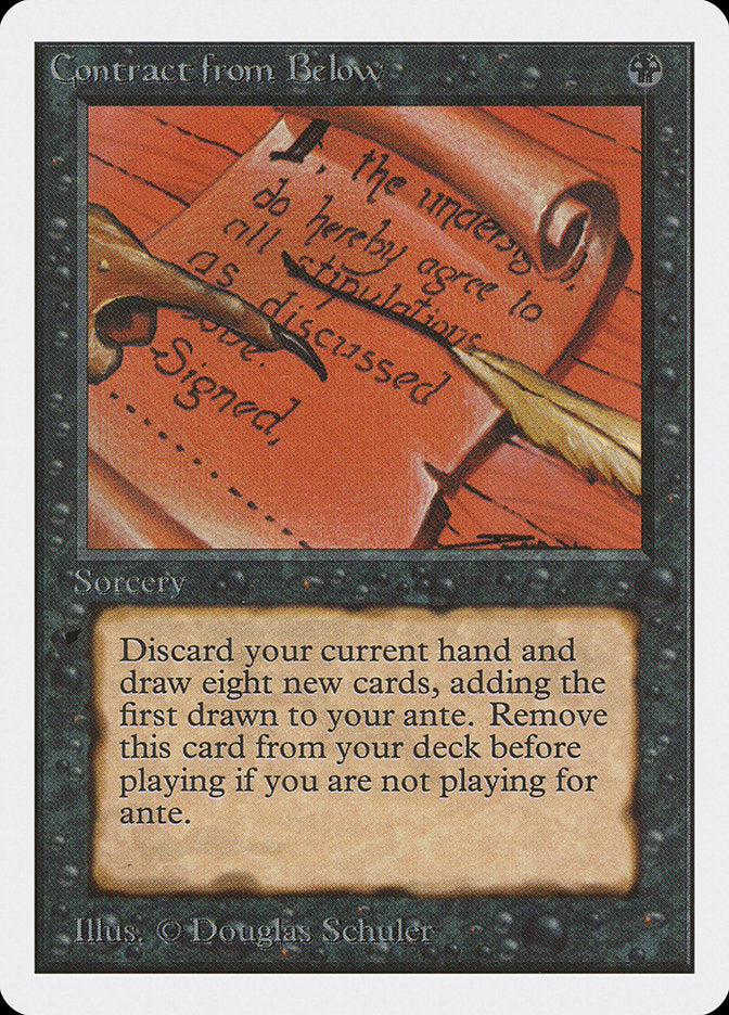 Contract from Below [Unlimited Edition] MTG Single Magic: The Gathering    | Red Claw Gaming