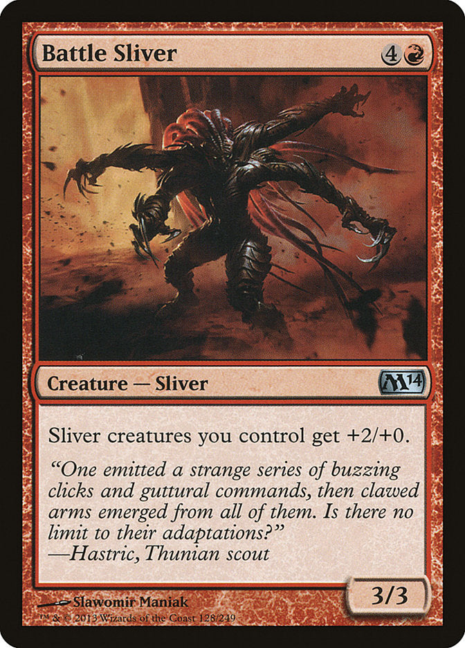 Battle Sliver [Magic 2014] MTG Single Magic: The Gathering    | Red Claw Gaming