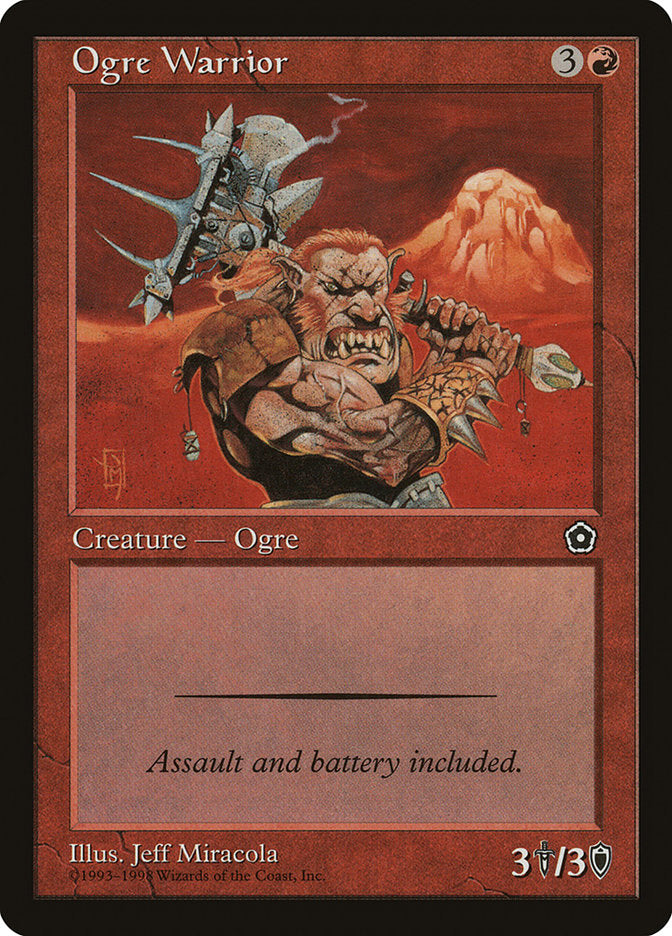 Ogre Warrior [Portal Second Age] MTG Single Magic: The Gathering    | Red Claw Gaming