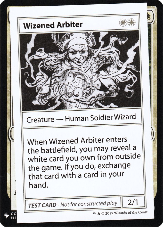 Wizened Arbiter [Mystery Booster Playtest Cards] MTG Single Magic: The Gathering    | Red Claw Gaming
