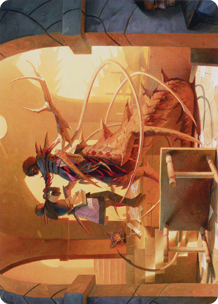 Rona, Tolarian Obliterator Art Card [March of the Machine Art Series] MTG Single Magic: The Gathering    | Red Claw Gaming