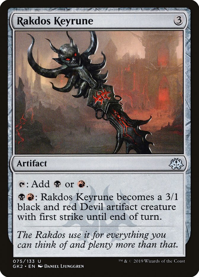 Rakdos Keyrune [Ravnica Allegiance Guild Kit] MTG Single Magic: The Gathering    | Red Claw Gaming