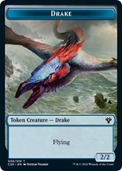 Drake // Insect (018) Double-Sided Token [Commander 2020 Tokens] MTG Single Magic: The Gathering    | Red Claw Gaming