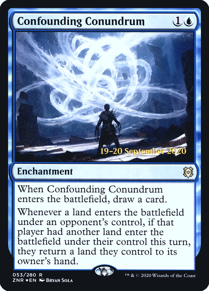 Confounding Conundrum [Zendikar Rising Prerelease Promos] MTG Single Magic: The Gathering    | Red Claw Gaming