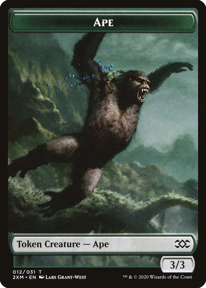 Ape Token [Double Masters Tokens] MTG Single Magic: The Gathering    | Red Claw Gaming