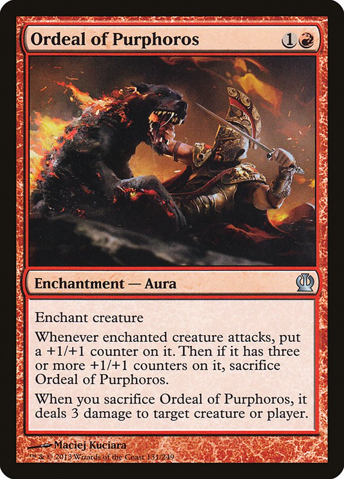 Ordeal of Purphoros [Theros] MTG Single Magic: The Gathering    | Red Claw Gaming
