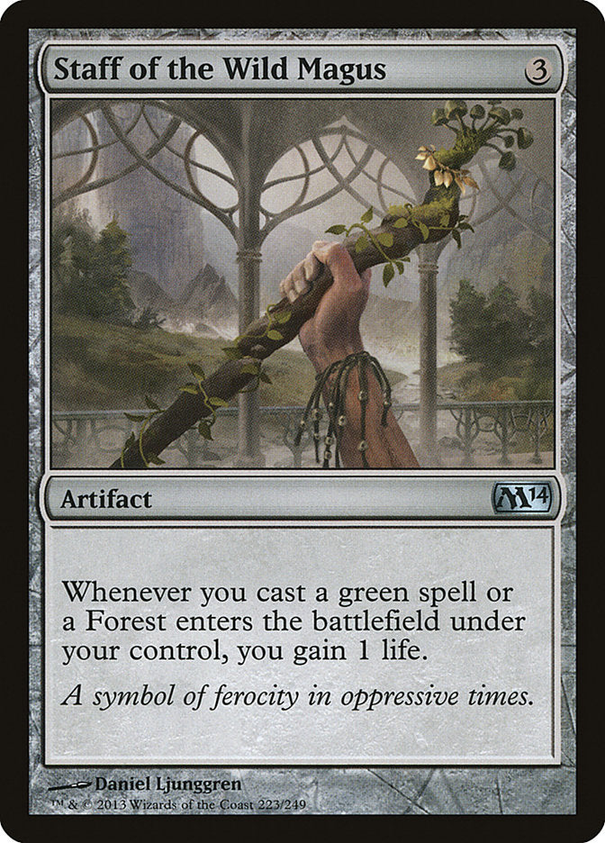 Staff of the Wild Magus [Magic 2014] MTG Single Magic: The Gathering    | Red Claw Gaming