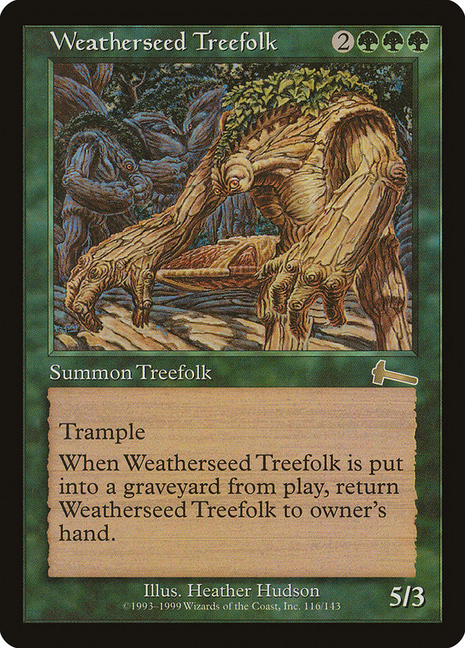 Weatherseed Treefolk [Urza's Legacy] MTG Single Magic: The Gathering    | Red Claw Gaming