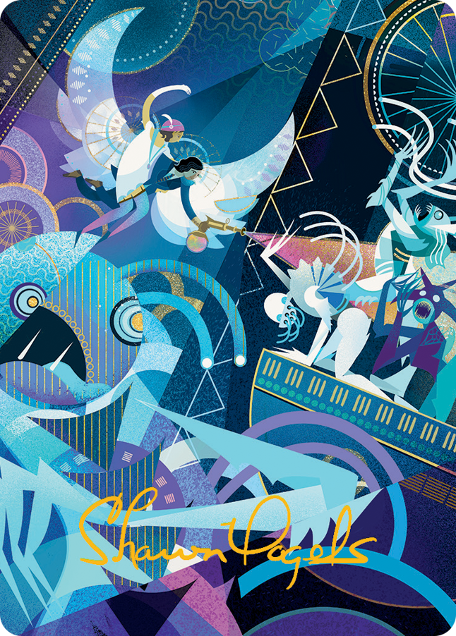 Errant and Giada Art Card (Gold-Stamped Signature) [March of the Machine Art Series] MTG Single Magic: The Gathering    | Red Claw Gaming