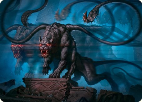 Displacer Beast Art Card [Dungeons & Dragons: Adventures in the Forgotten Realms Art Series] MTG Single Magic: The Gathering    | Red Claw Gaming