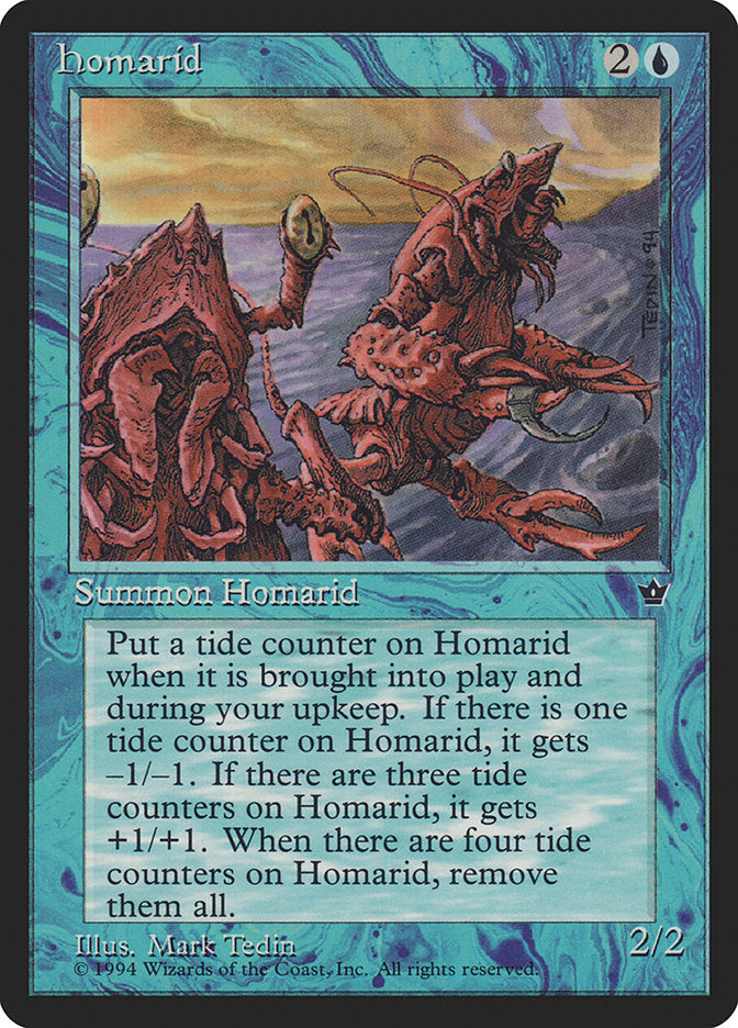 Homarid (Mark Tedin) [Fallen Empires] MTG Single Magic: The Gathering    | Red Claw Gaming