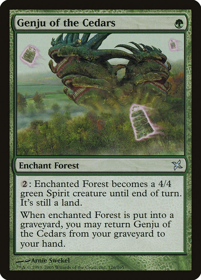 Genju of the Cedars [Betrayers of Kamigawa] MTG Single Magic: The Gathering    | Red Claw Gaming