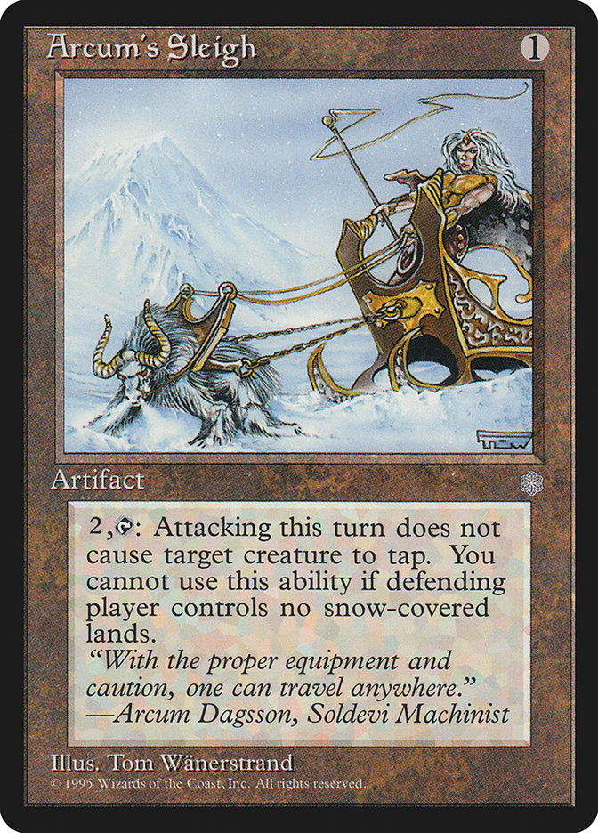 Arcum's Sleigh [Ice Age] MTG Single Magic: The Gathering    | Red Claw Gaming