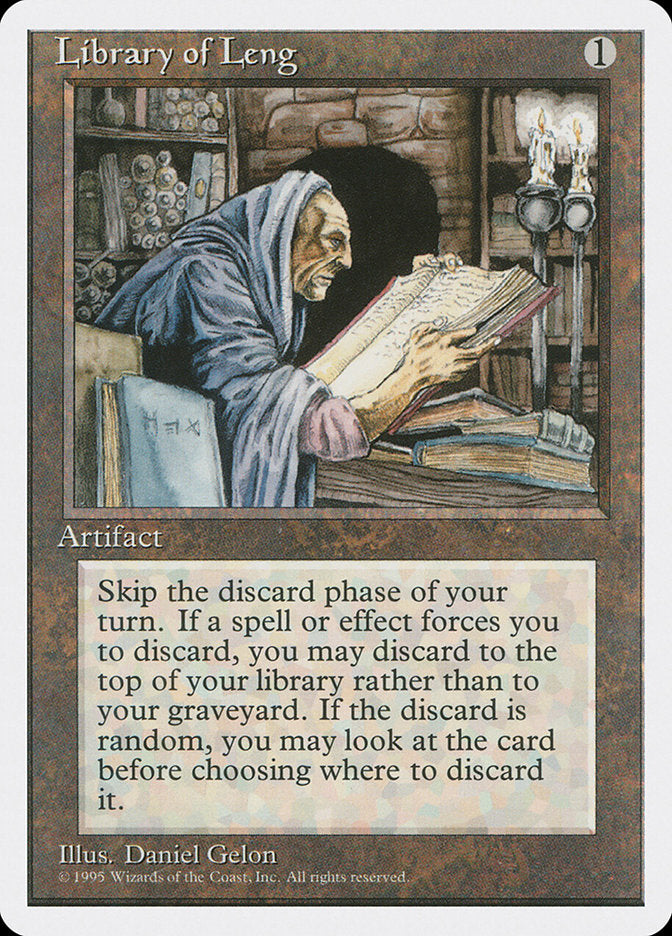 Library of Leng [Fourth Edition] MTG Single Magic: The Gathering    | Red Claw Gaming