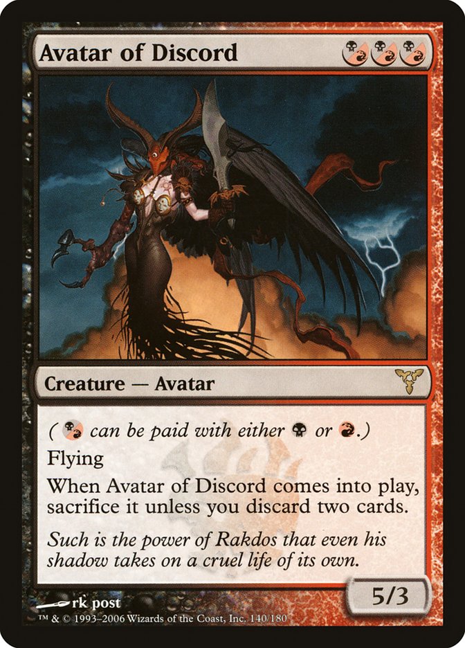 Avatar of Discord [Dissension] MTG Single Magic: The Gathering    | Red Claw Gaming