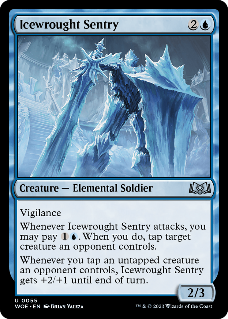 Icewrought Sentry [Wilds of Eldraine] MTG Single Magic: The Gathering    | Red Claw Gaming