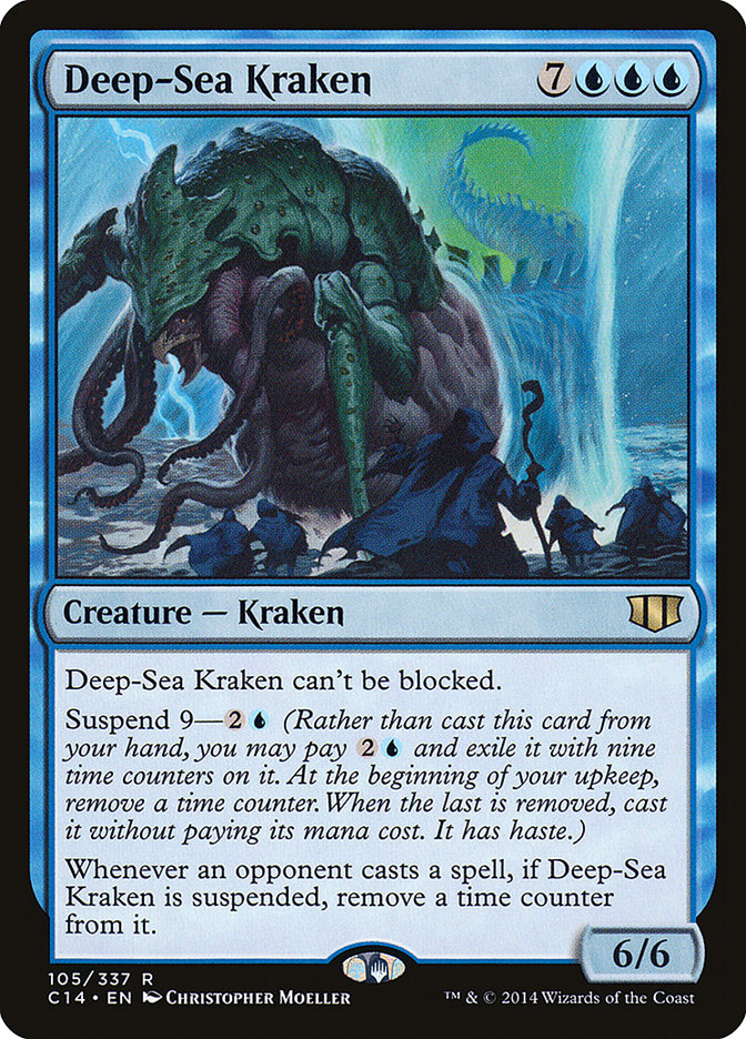 Deep-Sea Kraken [Commander 2014] MTG Single Magic: The Gathering    | Red Claw Gaming