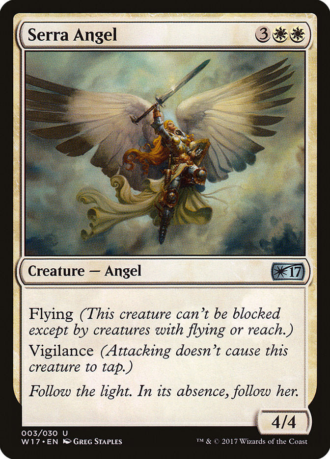 Serra Angel [Welcome Deck 2017] MTG Single Magic: The Gathering    | Red Claw Gaming