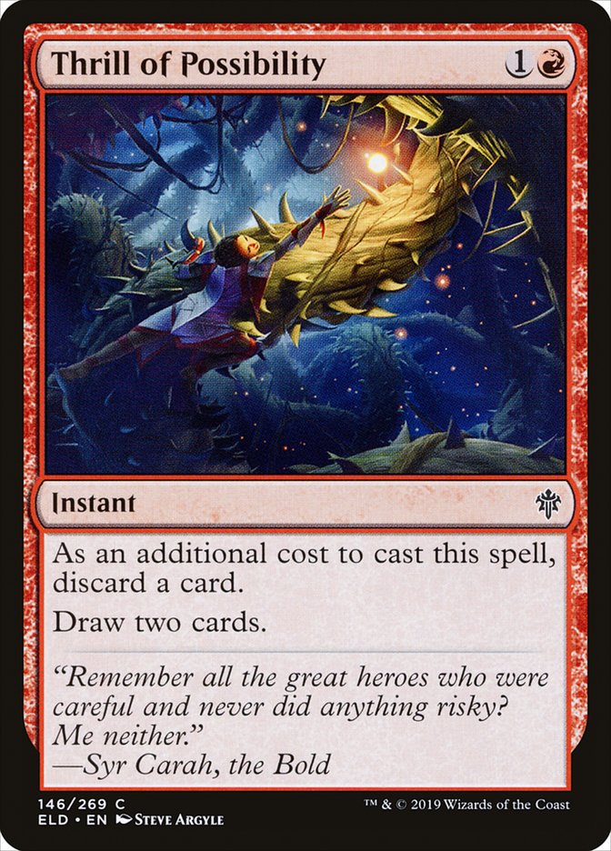 Thrill of Possibility [Throne of Eldraine] MTG Single Magic: The Gathering    | Red Claw Gaming