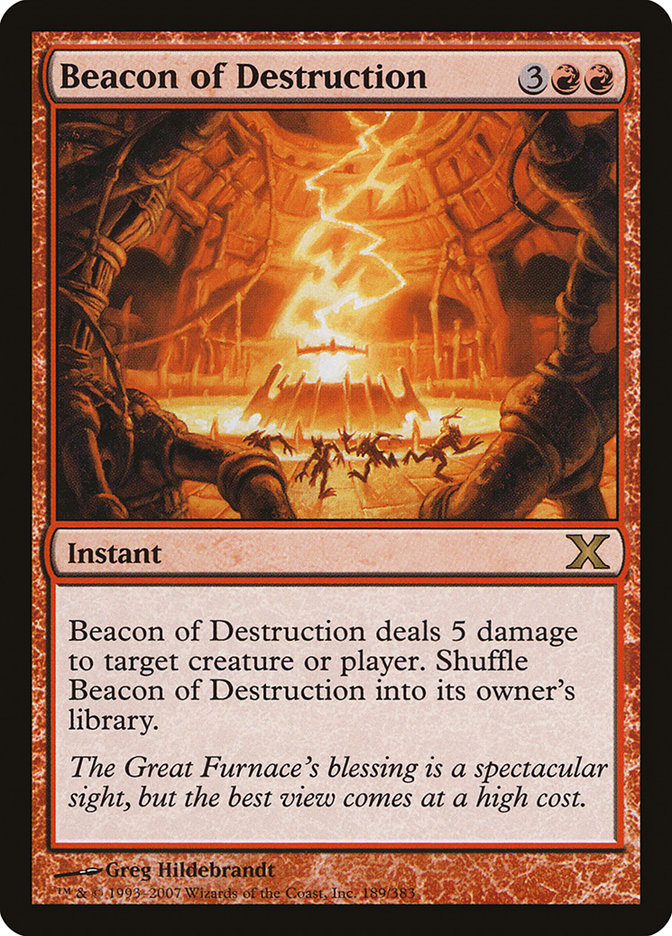 Beacon of Destruction [Tenth Edition] MTG Single Magic: The Gathering    | Red Claw Gaming