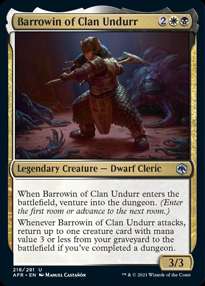 Barrowin of Clan Undurr [Dungeons & Dragons: Adventures in the Forgotten Realms] MTG Single Magic: The Gathering    | Red Claw Gaming