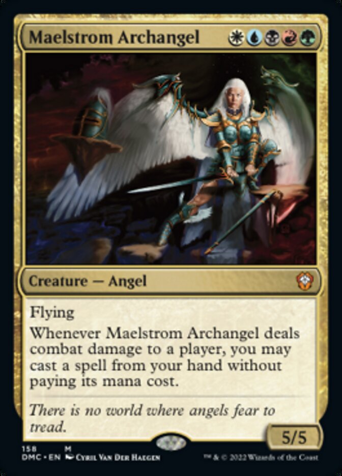 Maelstrom Archangel [Dominaria United Commander] MTG Single Magic: The Gathering    | Red Claw Gaming