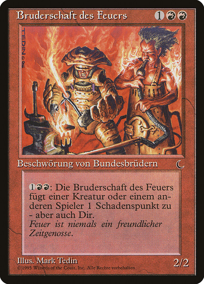 Brothers of Fire (German) - "Bruderschaft des Feuers" [Renaissance] MTG Single Magic: The Gathering    | Red Claw Gaming