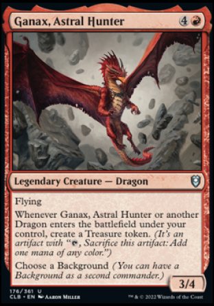 Ganax, Astral Hunter [Commander Legends: Battle for Baldur's Gate] MTG Single Magic: The Gathering    | Red Claw Gaming