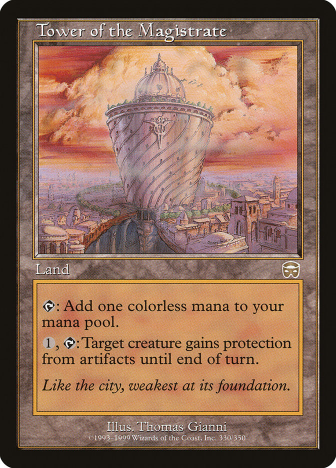 Tower of the Magistrate [Mercadian Masques] MTG Single Magic: The Gathering    | Red Claw Gaming