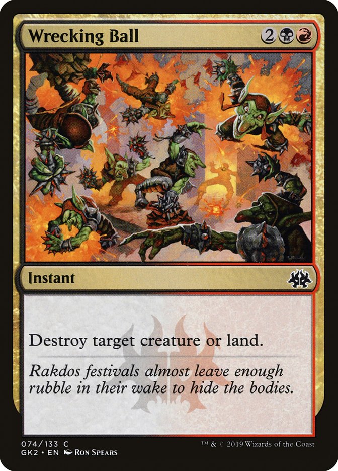 Wrecking Ball [Ravnica Allegiance Guild Kit] MTG Single Magic: The Gathering    | Red Claw Gaming