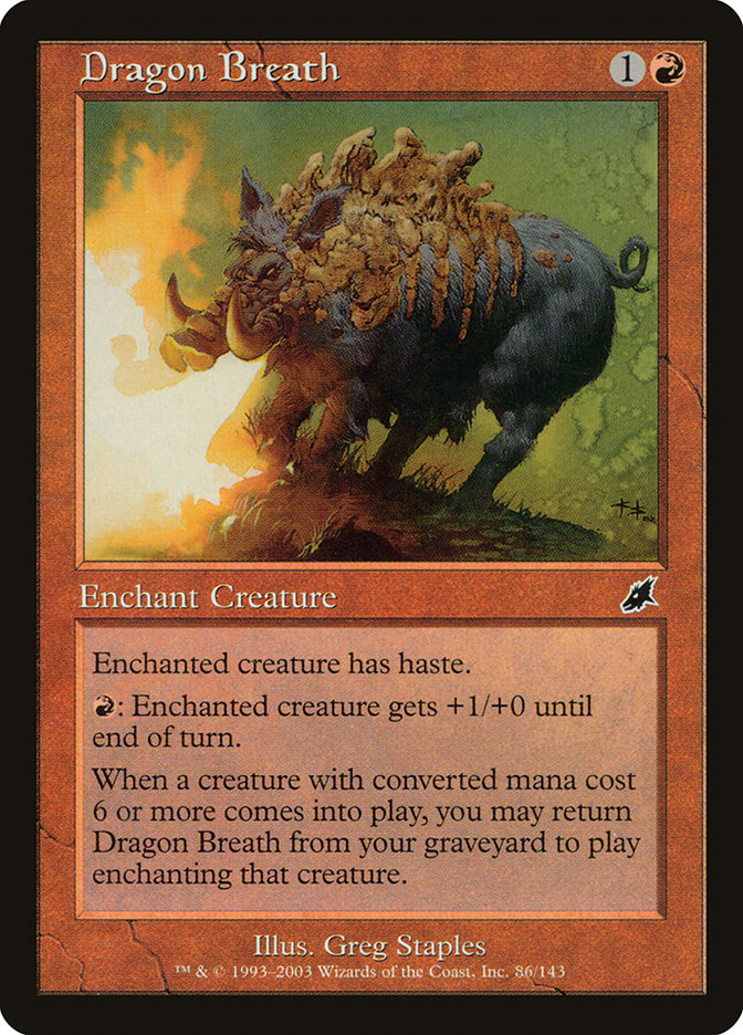 Dragon Breath [Scourge] MTG Single Magic: The Gathering    | Red Claw Gaming