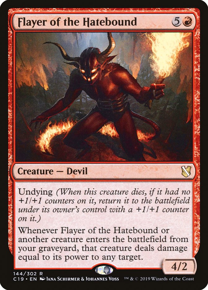 Flayer of the Hatebound [Commander 2019] MTG Single Magic: The Gathering    | Red Claw Gaming