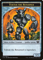 Daretti, Scrap Savant Emblem // Tuktuk the Returned Double-Sided Token [Commander 2014 Tokens] MTG Single Magic: The Gathering    | Red Claw Gaming