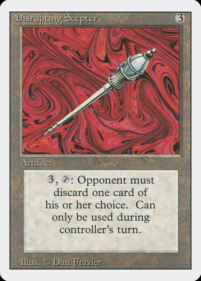 Disrupting Scepter [Revised Edition] MTG Single Magic: The Gathering    | Red Claw Gaming