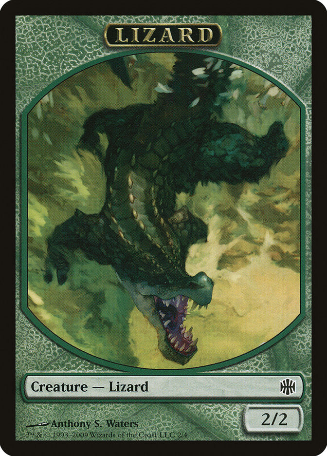 Lizard Token [Alara Reborn Tokens] MTG Single Magic: The Gathering    | Red Claw Gaming