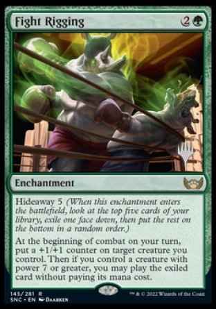 Fight Rigging (Promo Pack) [Streets of New Capenna Promos] MTG Single Magic: The Gathering    | Red Claw Gaming
