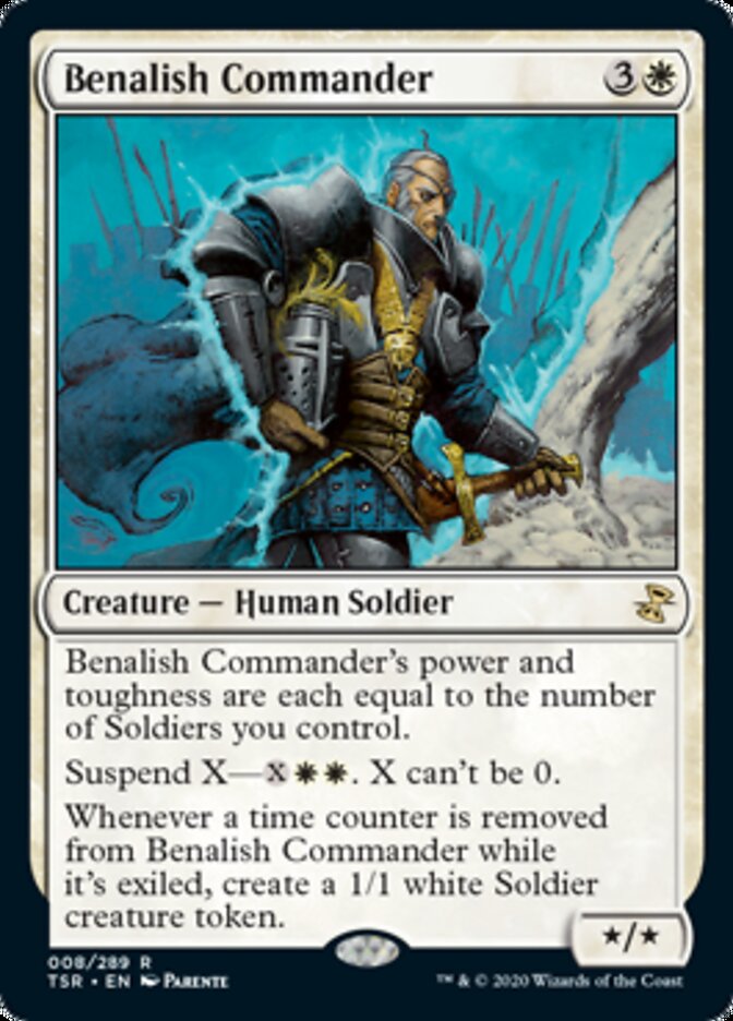 Benalish Commander [Time Spiral Remastered] MTG Single Magic: The Gathering    | Red Claw Gaming