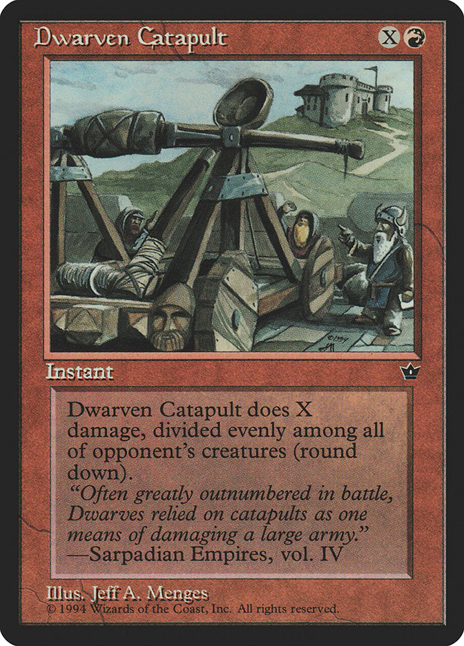 Dwarven Catapult [Fallen Empires] MTG Single Magic: The Gathering    | Red Claw Gaming