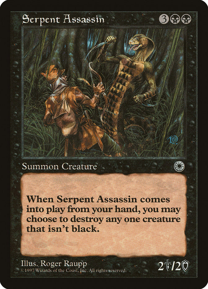 Serpent Assassin [Portal] MTG Single Magic: The Gathering    | Red Claw Gaming
