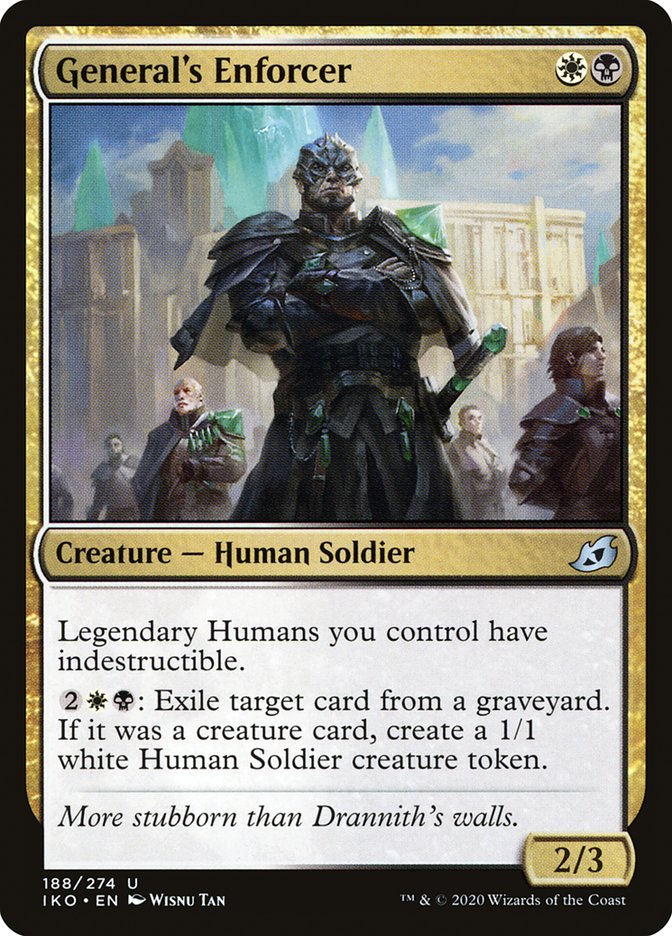General's Enforcer [Ikoria: Lair of Behemoths] MTG Single Magic: The Gathering    | Red Claw Gaming