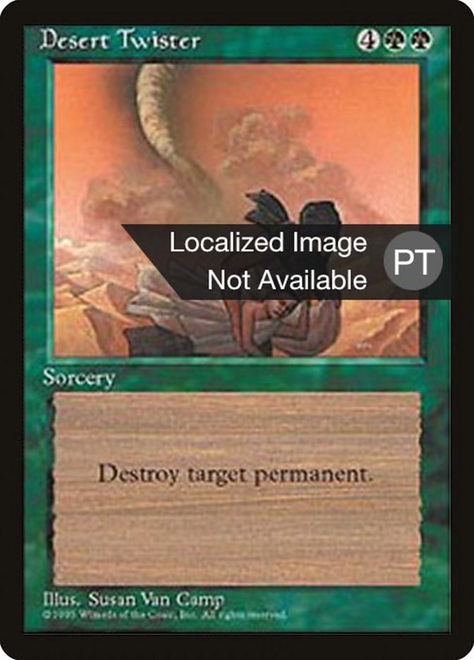 Desert Twister [Fourth Edition (Foreign Black Border)] MTG Single Magic: The Gathering    | Red Claw Gaming
