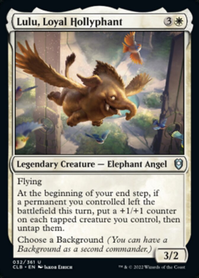Lulu, Loyal Hollyphant [Commander Legends: Battle for Baldur's Gate] MTG Single Magic: The Gathering    | Red Claw Gaming