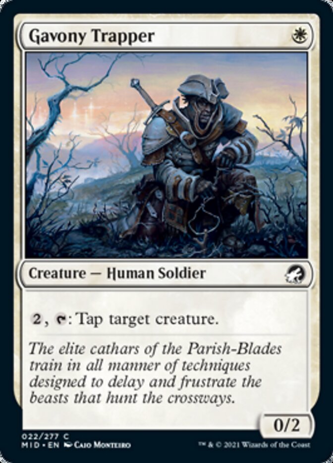 Gavony Trapper [Innistrad: Midnight Hunt] MTG Single Magic: The Gathering    | Red Claw Gaming