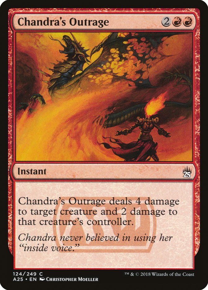 Chandra's Outrage [Masters 25] MTG Single Magic: The Gathering    | Red Claw Gaming