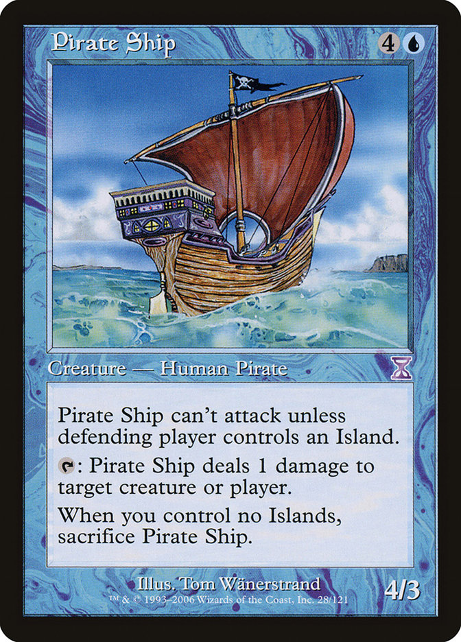 Pirate Ship [Time Spiral Timeshifted] MTG Single Magic: The Gathering    | Red Claw Gaming