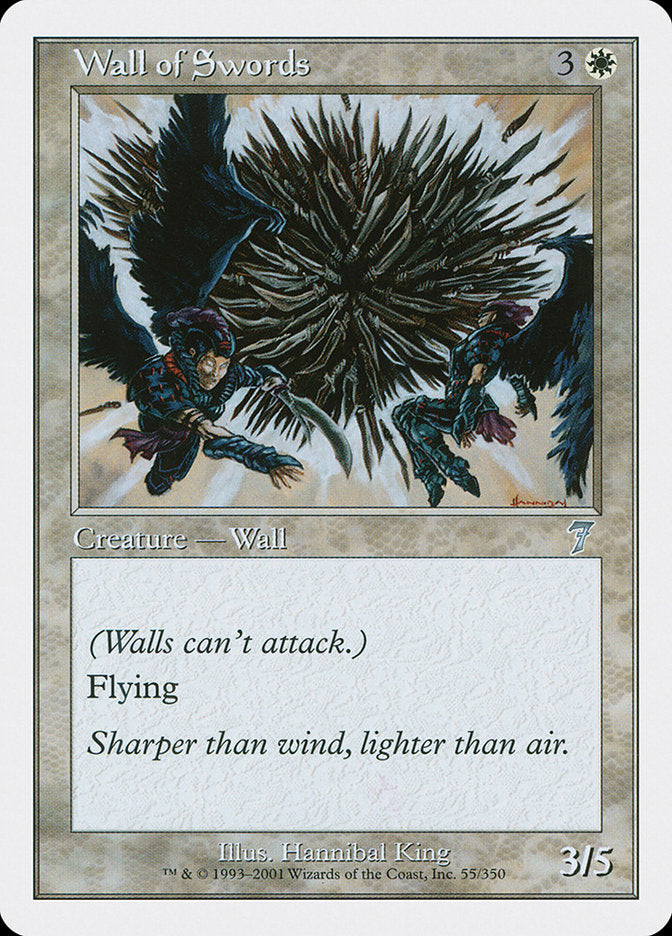Wall of Swords [Seventh Edition] MTG Single Magic: The Gathering    | Red Claw Gaming