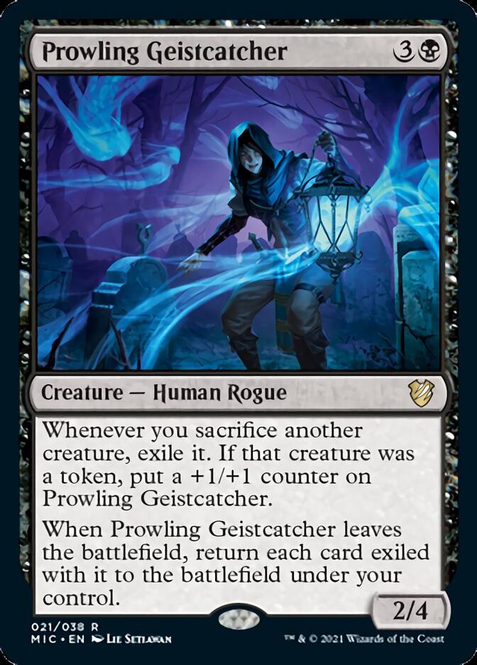 Prowling Geistcatcher [Innistrad: Midnight Hunt Commander] MTG Single Magic: The Gathering    | Red Claw Gaming