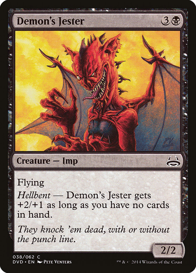 Demon's Jester (Divine vs. Demonic) [Duel Decks Anthology] MTG Single Magic: The Gathering    | Red Claw Gaming