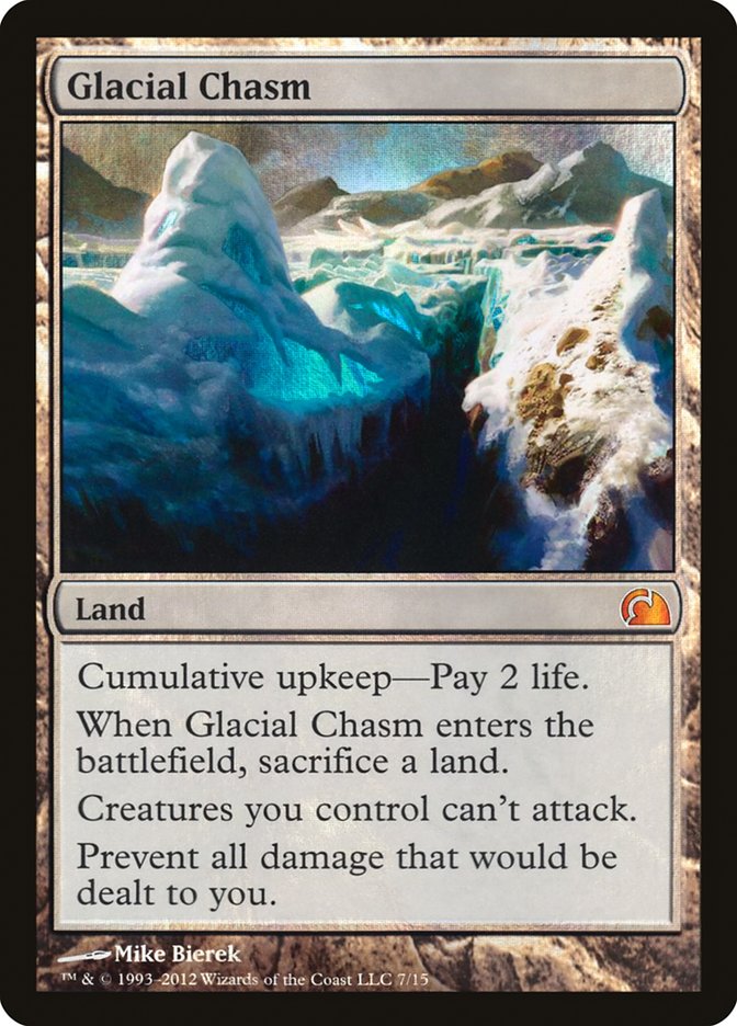 Glacial Chasm [From the Vault: Realms] MTG Single Magic: The Gathering    | Red Claw Gaming
