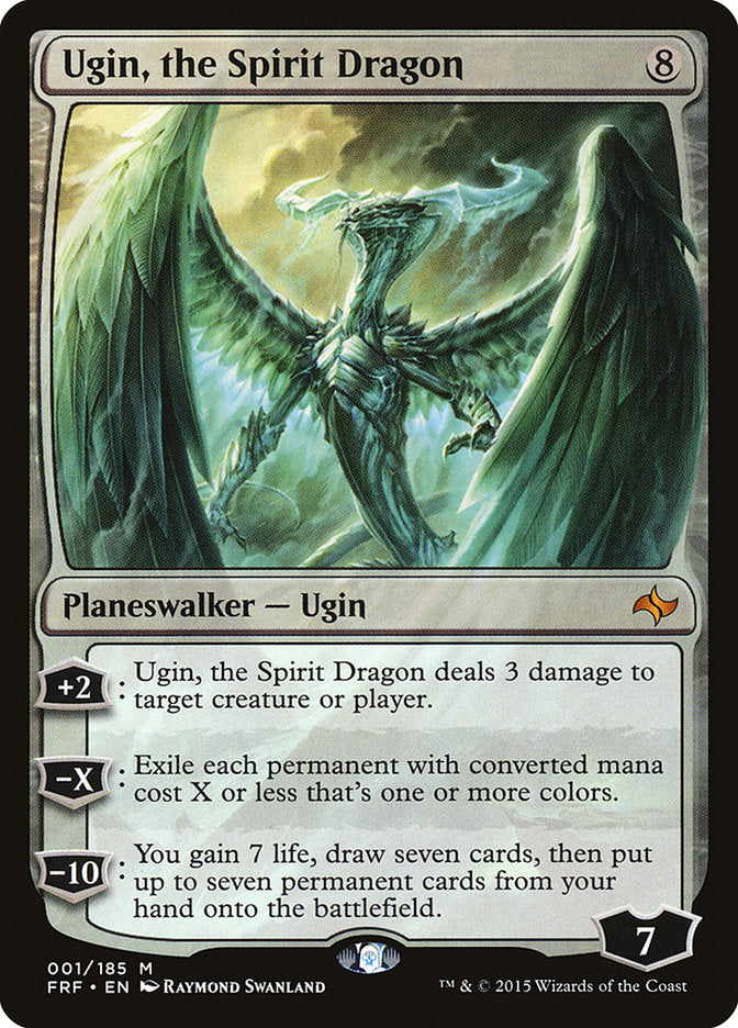 Ugin, the Spirit Dragon [Fate Reforged] MTG Single Magic: The Gathering    | Red Claw Gaming